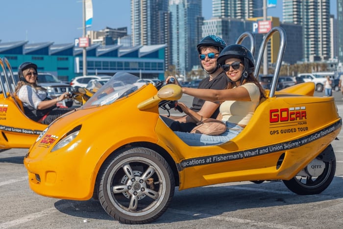 Auto con GPS parlante: Downtown e Gaslamp Loop