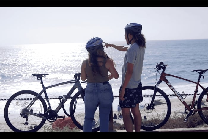 Passeio de bicicleta elétrica La Jolla Free Fall