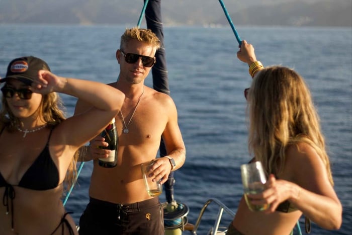 Private Yacht Charter with Champagne Toast