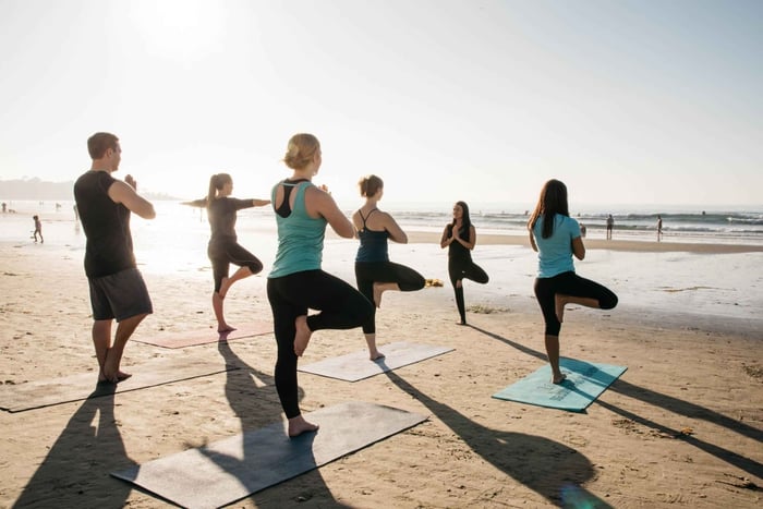 San Diego Beach Yoga Experience
