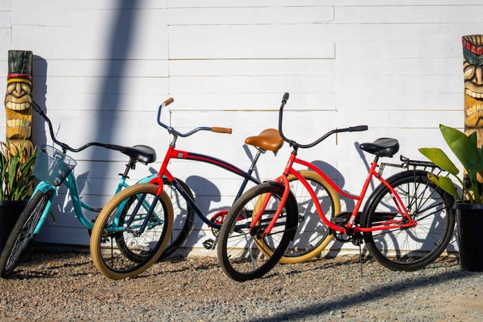 Solana Beach: Beach Cruiser Full-Day Bike Rental