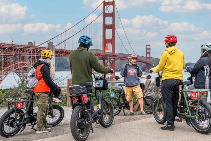Golden Gate Bridge: begeleide tour op elektrische fiets naar Sausalito