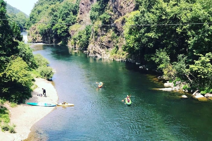 Basque Country (Hendaye): Kayak descent of the Bidassoa, France-Spain