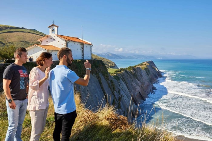 San Sebastián e Getaria a partir de Bilbau