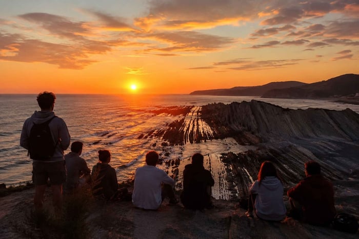 Den bedste solnedgang i Baskerlandet – picnic, historier og ro