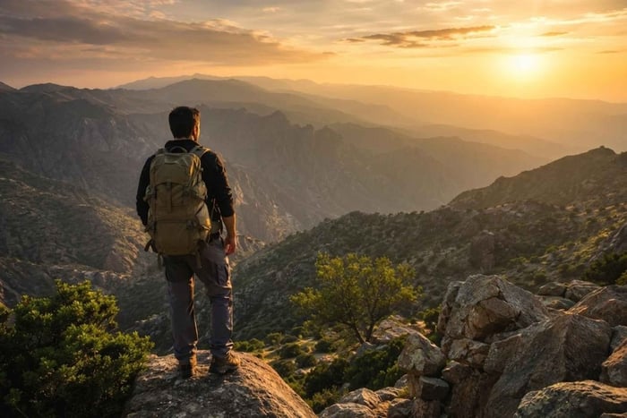 Abha: Al-Soudah Mountain Hike with Tea and Dinner