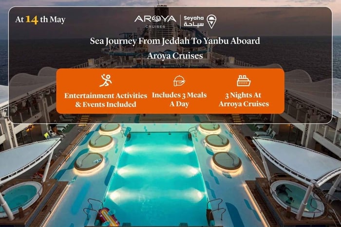 Cruzeiro Arroya de Jidá a Yanbu – 3 noites