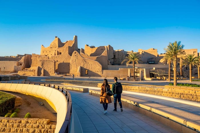 Da Riyadh: Tour panoramico di Diriyah con trasferimento