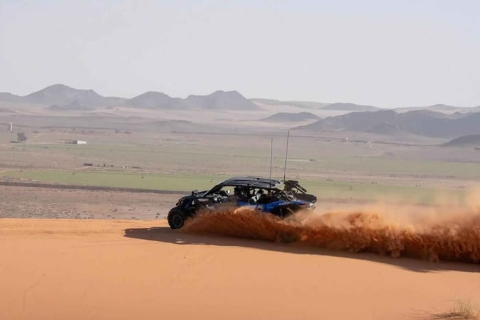 Hail: Dune bashing in buggies and sandboarding