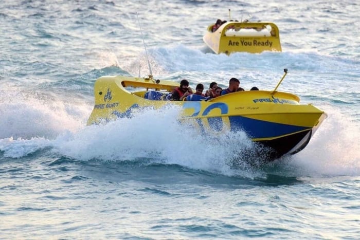 Jeddah: Speedboat-tur på Röda havet med kapten