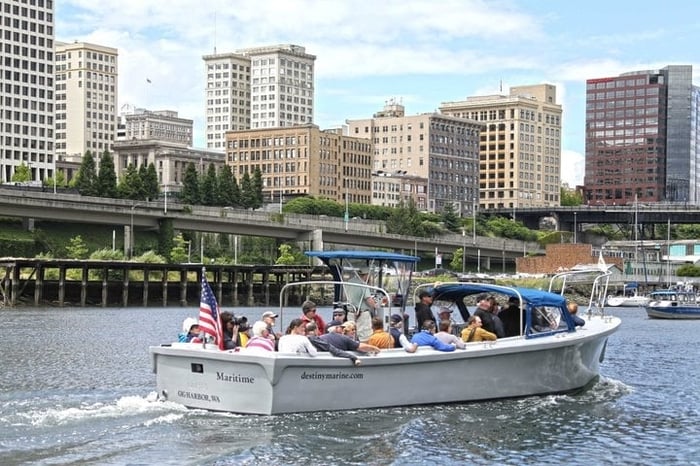Port of Tacoma and Puget Sound 2 Hour Guided Boat Tour