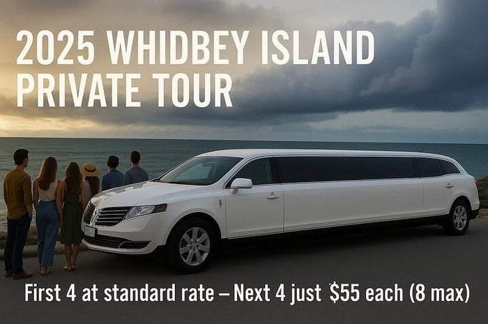 Private Tour of Whidbey Island, Washington (7 Hours)