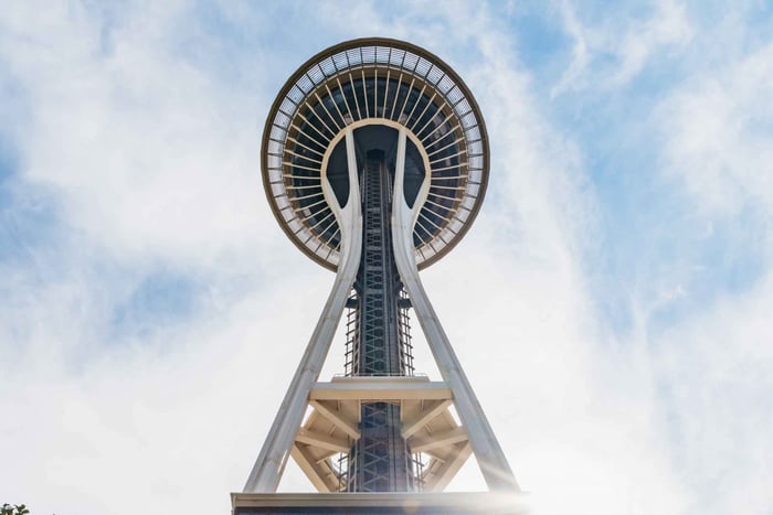 Entrada para la Space Needle y el Chihuly Garden and Glass
