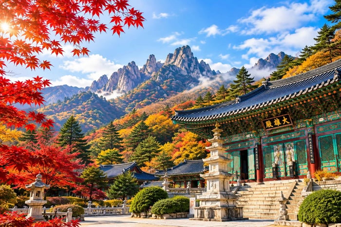 From Seoul - Mt Seoraksan, Naksansa Temple, Sokcho Beach Tour