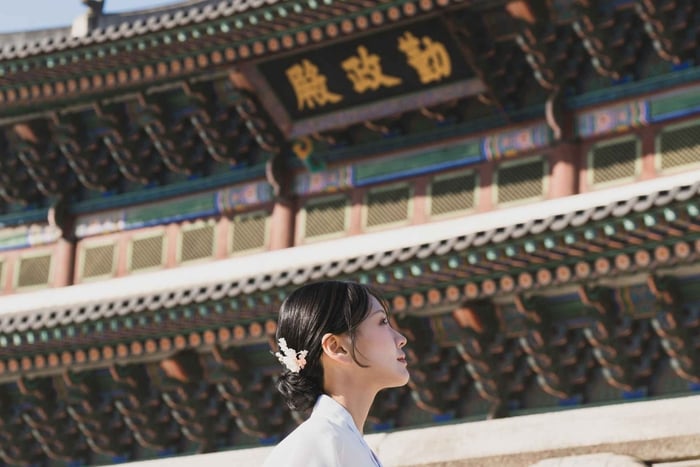 Seul: sessão fotográfica de Hanbok no Palácio de Gyeongbokgung
