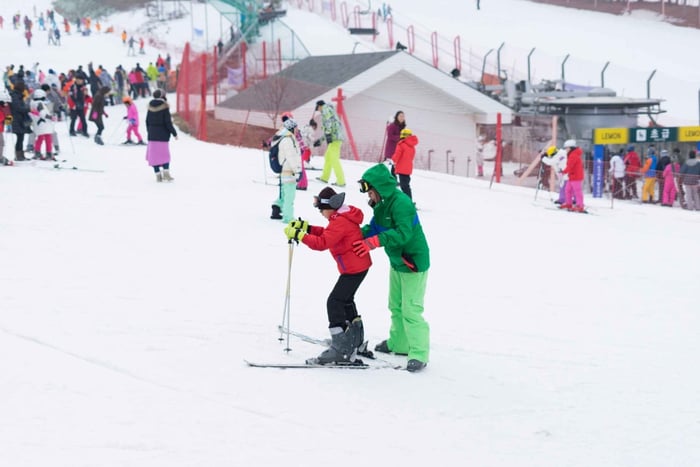 Jisan Forest Winter Ski Day Tour with Basic Lesson