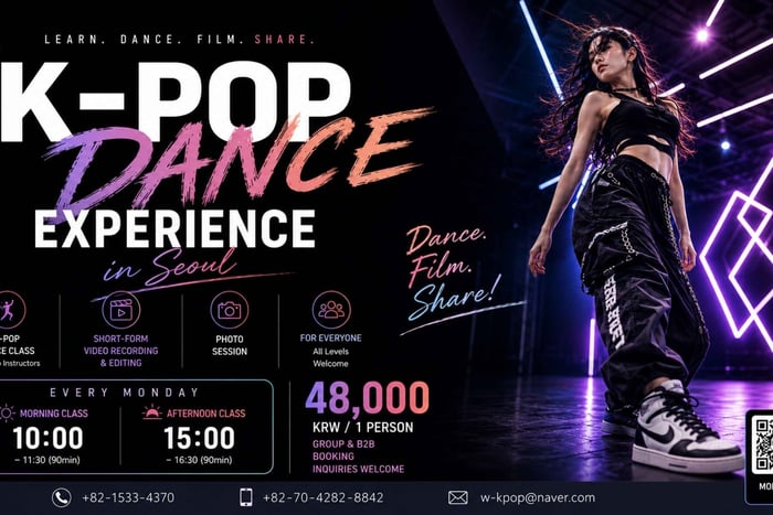 K-Pop Dance Class with Video and Photos