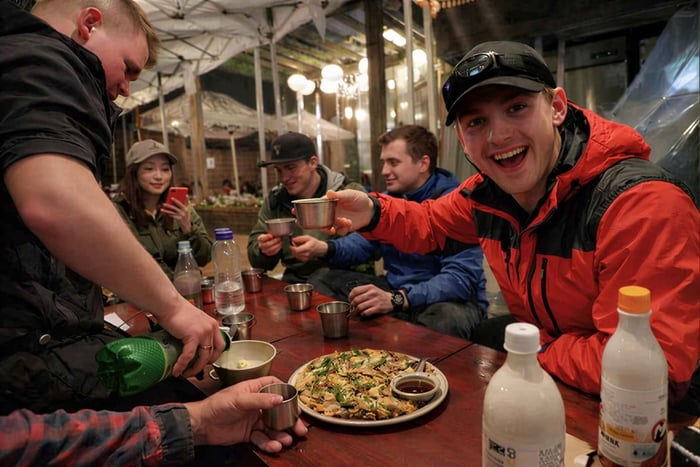 Seul: caminhada local e experiência gastronômica com Makgeolli