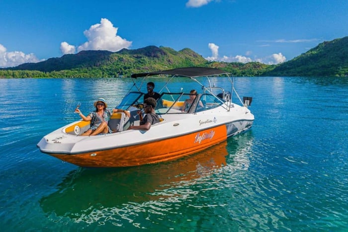 Praslin: Curieuse & St-Pierre Boat Adventure med snorkling