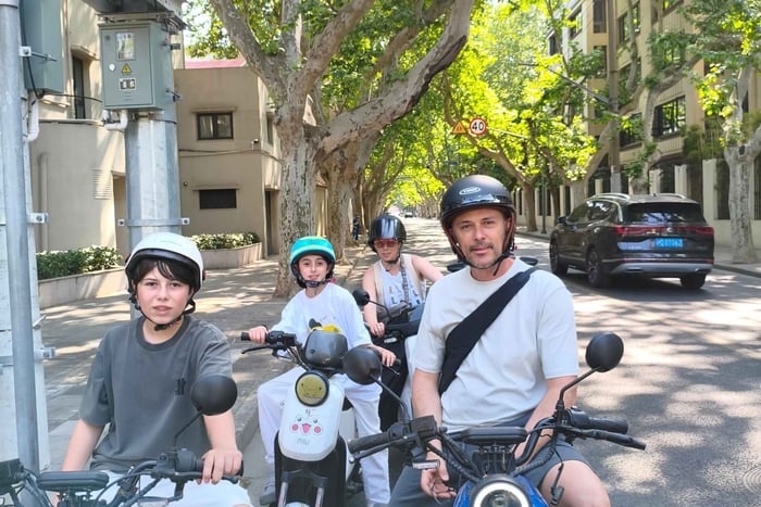 Scooter-eventyr i Shanghai