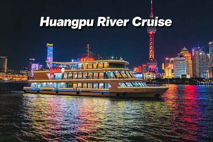 Nocny rejs po rzece Huangpu w Szanghaju | Molo Oriental Pearl