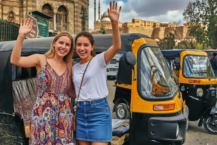Cairo: Local Market Guided Tour with Tuk-tuk Ride & Lunch