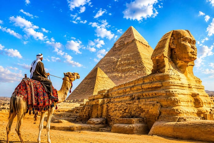 Cairo: Pyramids & Great Sphinx Private Tour with Camel Ride