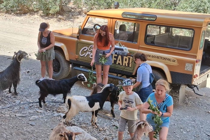 Crete: Guided Jeep Safari With Swimming And Snacks