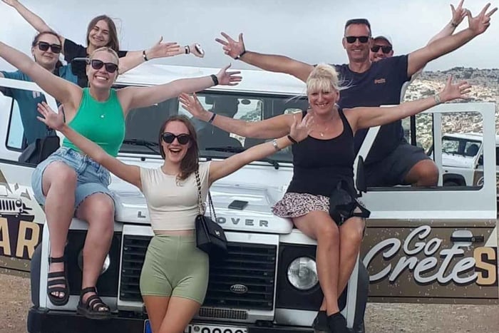 Crete: Lasithi Plateau Zeus Cave Guided Jeep Safari Tour