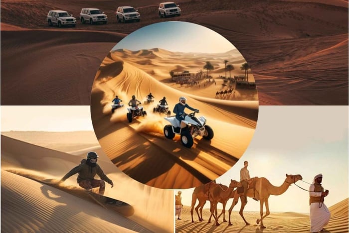 Doha: Desert Safari with Quad Bike, Sandboard & Camel Ride