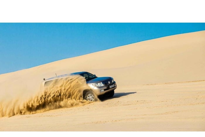 Doha: Inland Sea visit & Desert Safari from Hotel or Airport