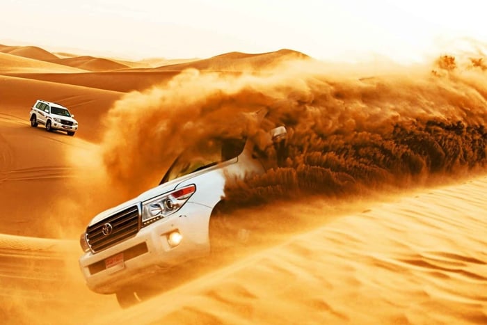 Doha: Safari, Camel Ride, Sandboarding and Inland Sea Tour