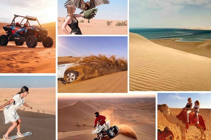 Doha: Safari, Camel Ride, Sandboarding and Inland Sea Tour