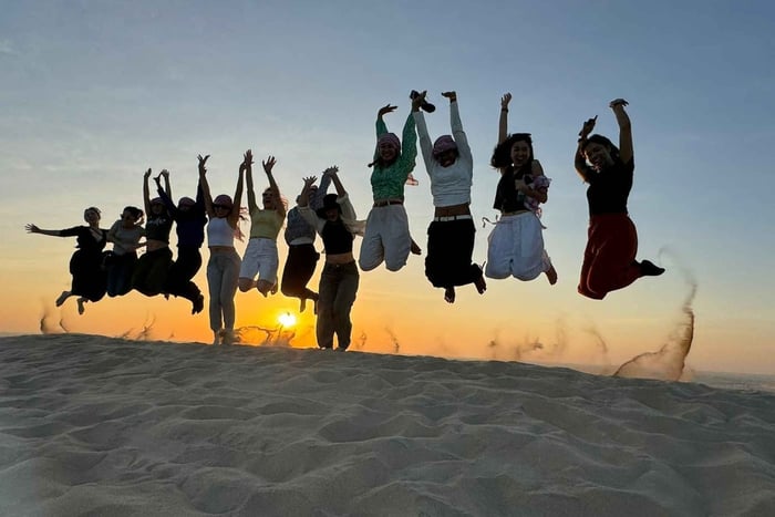 Doha: Sunset Safari, Dune Bashing, Sandboarding & Camel Ride