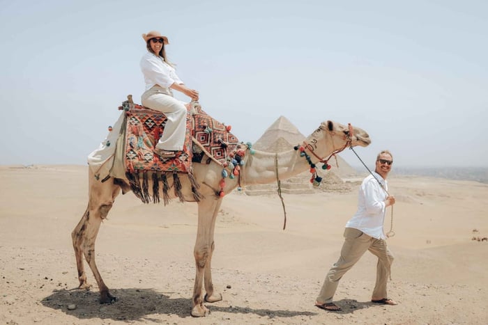 Vanuit Caïro: Piramides van Gizeh, Sfinx, Saqqara & Memphis Tour