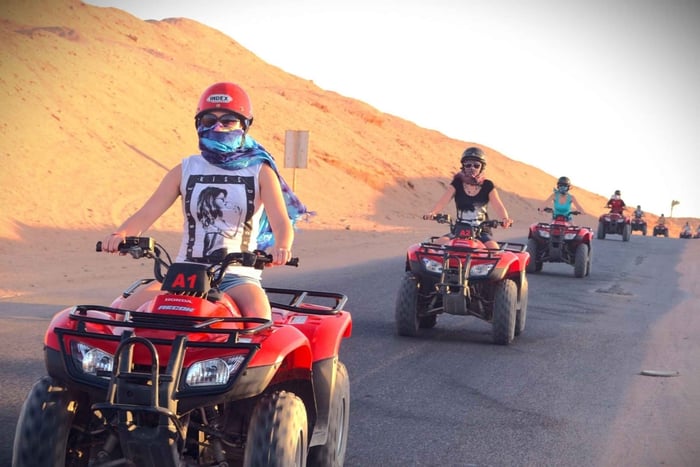 Hurghada: Quad Bike, Sea, Camel, Safari, Stargazing & Dinner