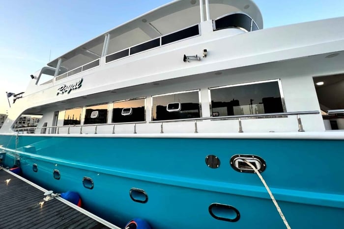 Hurghada: Royal Luxury VIP Cruise to Orange Bay with Lunch