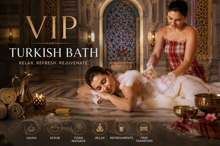 Istanbul: Bagno turco VIP e trasferimenti gratuiti