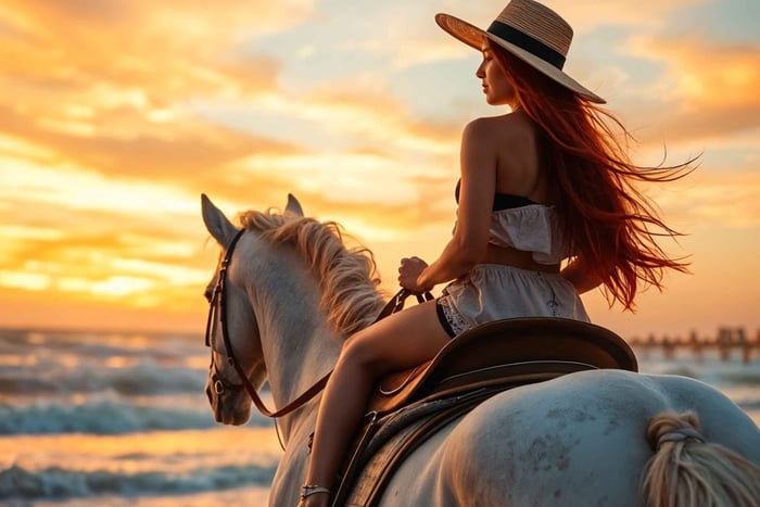 Marsa Alam: Sunset Horseback with Dinner, Show & Stargazing