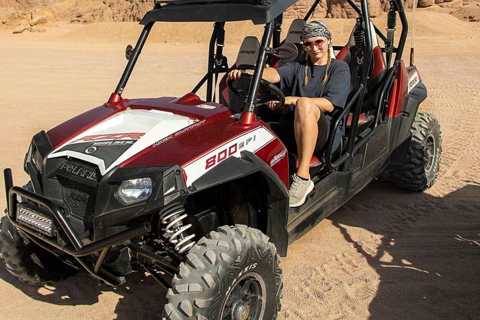 Polaris Buggy & Camel Ride & Pickup