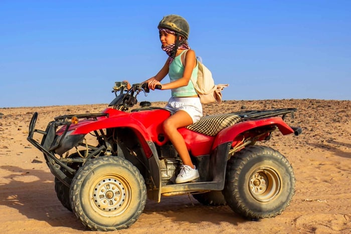 Quad Biking, Camel Ride & Bedouin Dinner.
