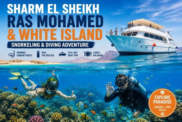 Sharm El-Sheik: tour in barca e snorkeling a Ras Mohammed
