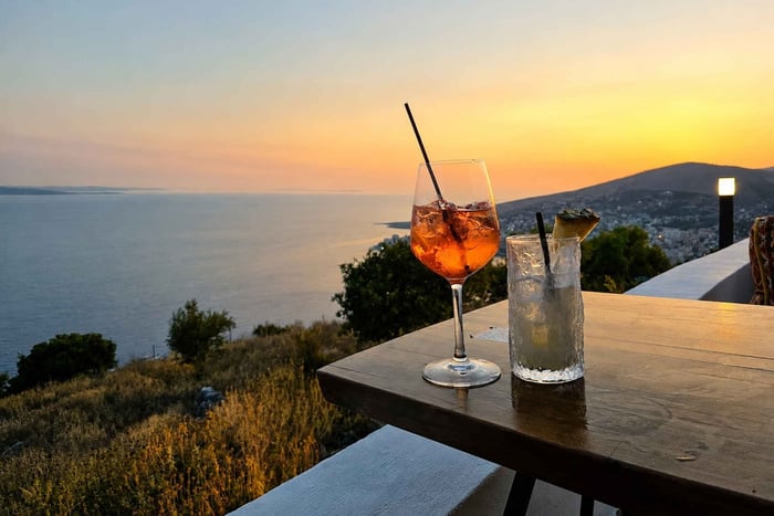 Saranda & Ksamil: Lëkurësi Castle Sunset Tour with Free Time