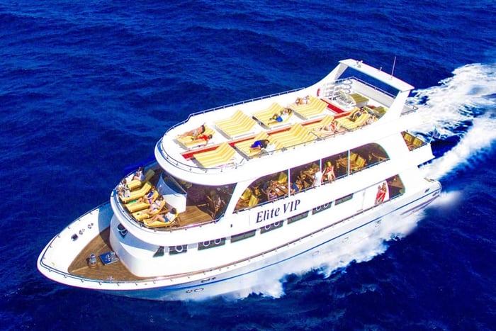 Sharm el-Sheikh: Ras Mohammed Elite VIP Cruise en BBQ Lunch