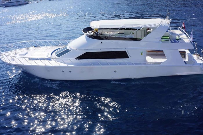 Sharm: Luxury Private Yacht with optional Lunch & Drinks