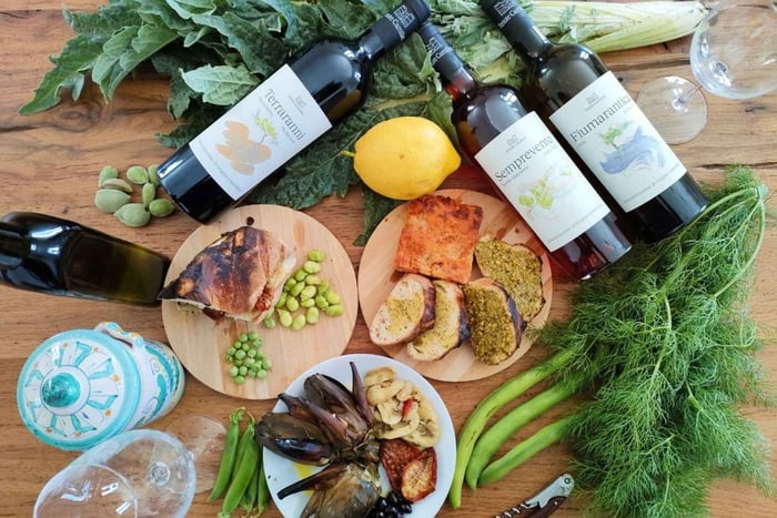 Agrigento: Vinmarker og vinsmagning