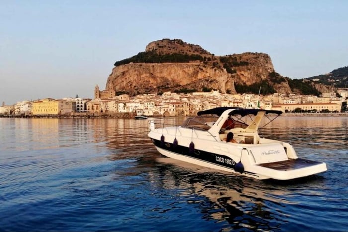 Almira Cefalù: Boat trip with aperitif, snorkeling, and caves