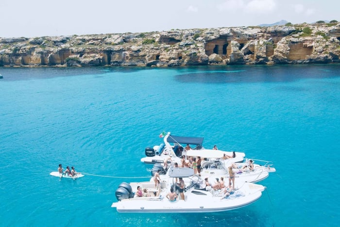 Tour en bateau de Favignana et Levanzo depuis Trapani