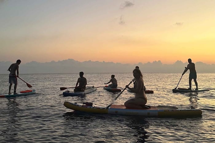 Castellammare del Golfo: SUP entre grutas e enseadas