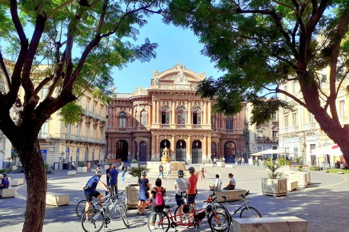 Catania: Pyöräretki vanhaan kaupunkiin